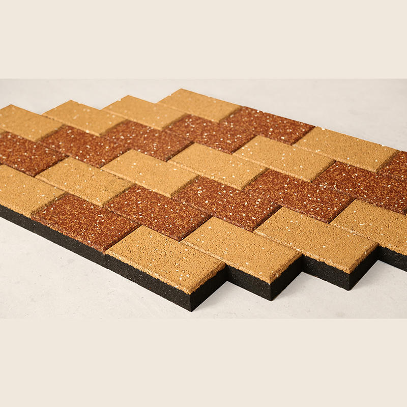 Reach Approved Rubber Floor Pathway Tiles for Park