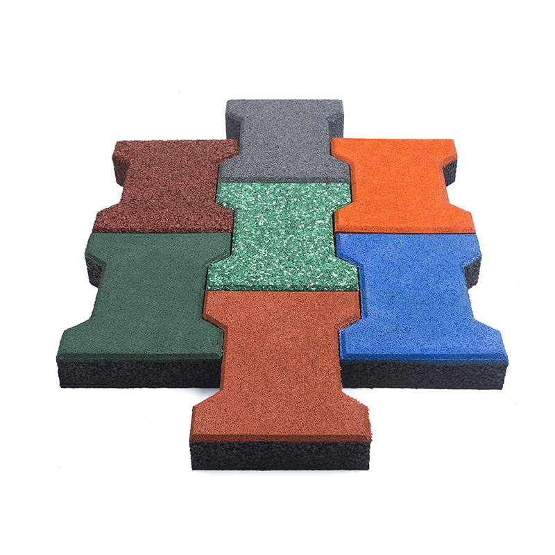 Bone shaped rubber tiles(T-GR-BS-EBS)
