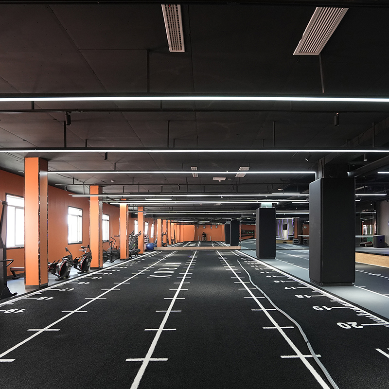 Huainan Grand World Hyrox Gym-Rubber Roll+Artificial Turf