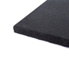 Full black rubber floor mat