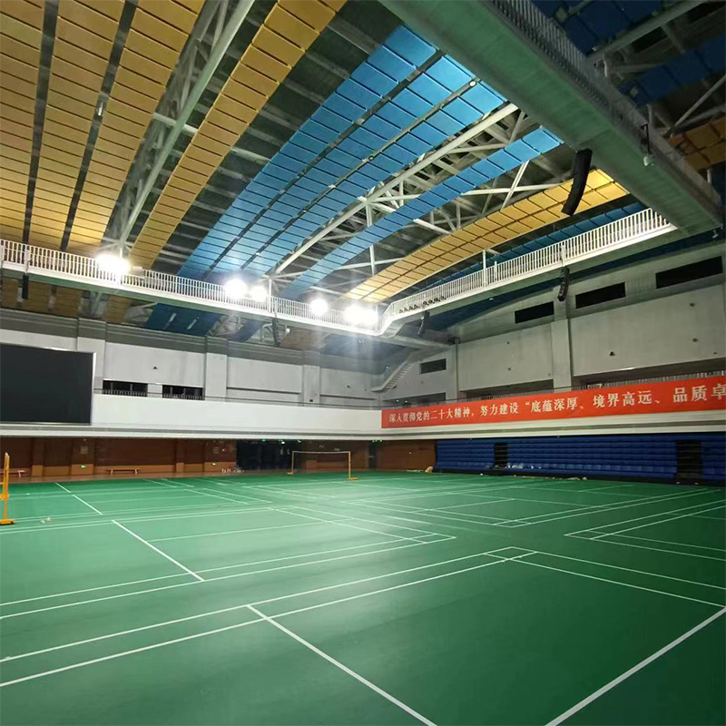 A Middle School Gymnasium in Yangzhou——PVC Sport Flooring