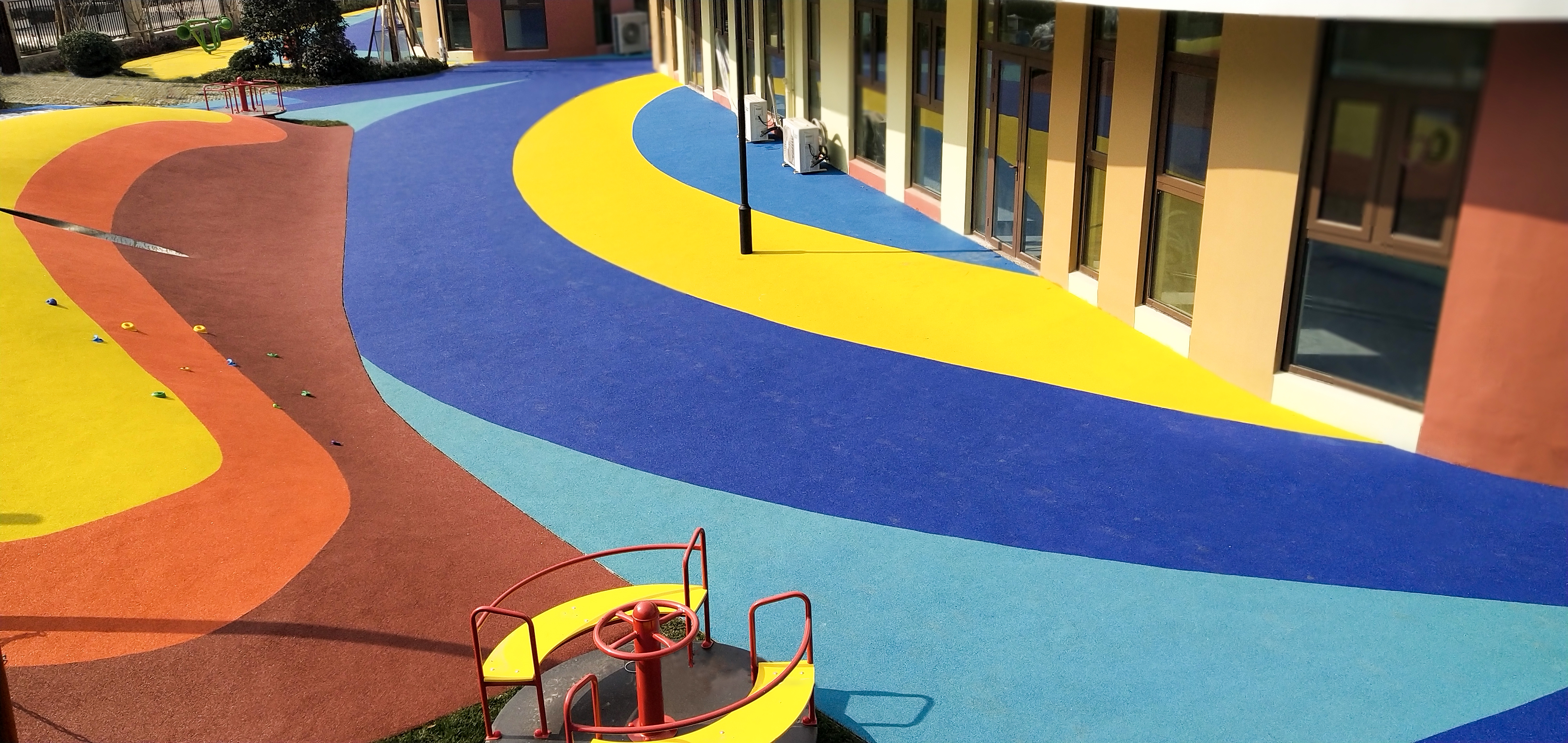 EPDM colorful rubber granules for kindergarten