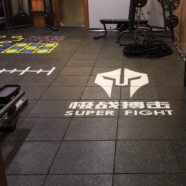 Super Fight——UV Printing Rubber Floor Pad