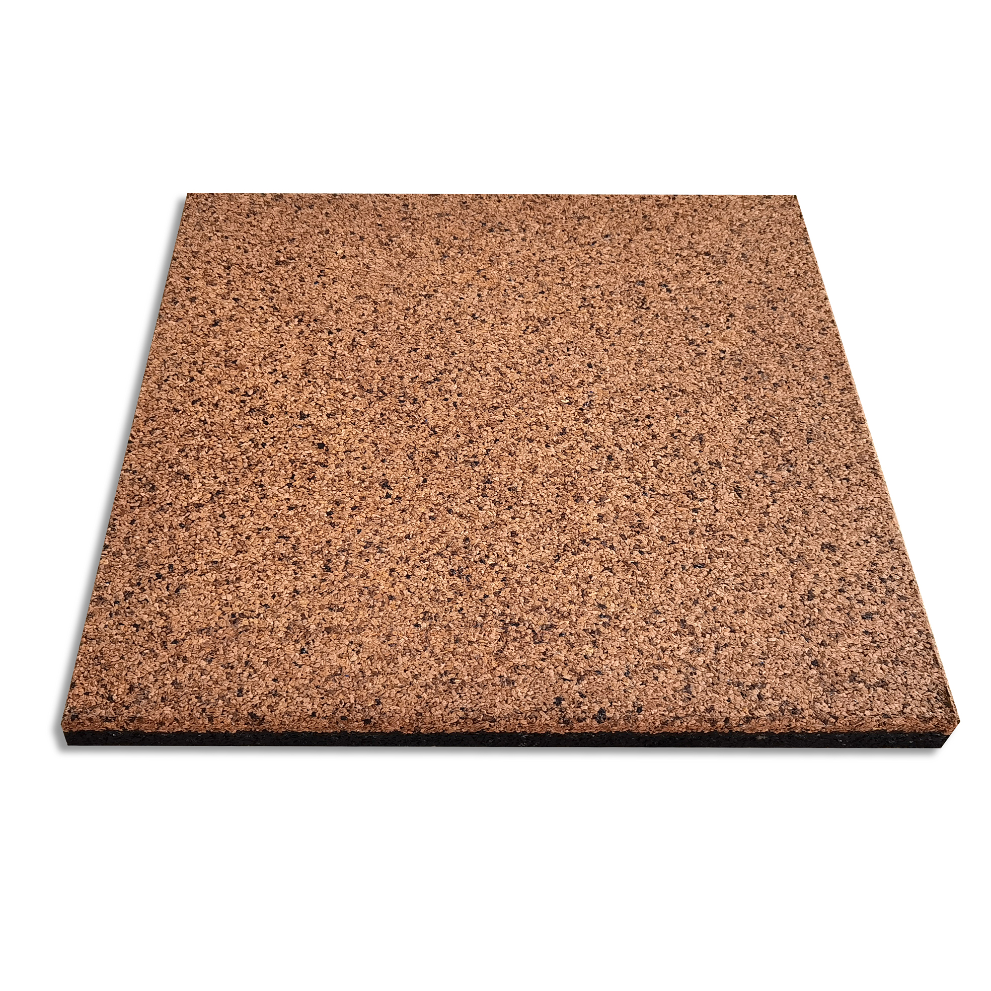 Cork rubber tiles