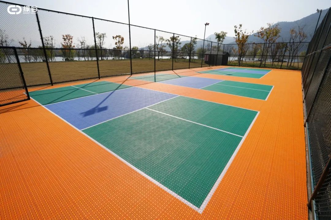 The first outdoor assembled pickleball court in Zhejiang Province was built!