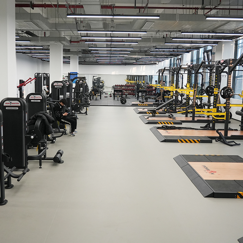 A university gym——15% Blue-point Composite Floor Mat