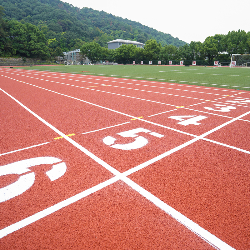 Zhejiang Gongshang University People's Arms College - Cast-in-Place Rubber Running Track