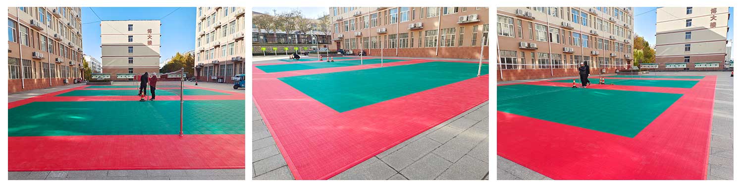 山东潍坊昌乐一中（羽毛球场地）