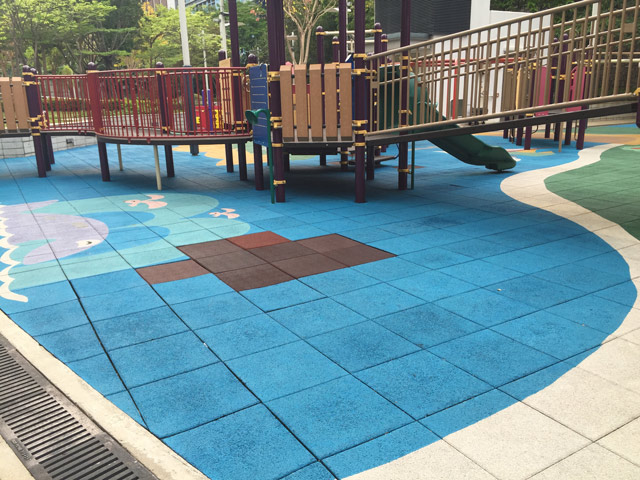 recycled rubber tiles