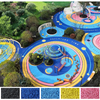 Colorful EPDM rubber flooring granules for playground