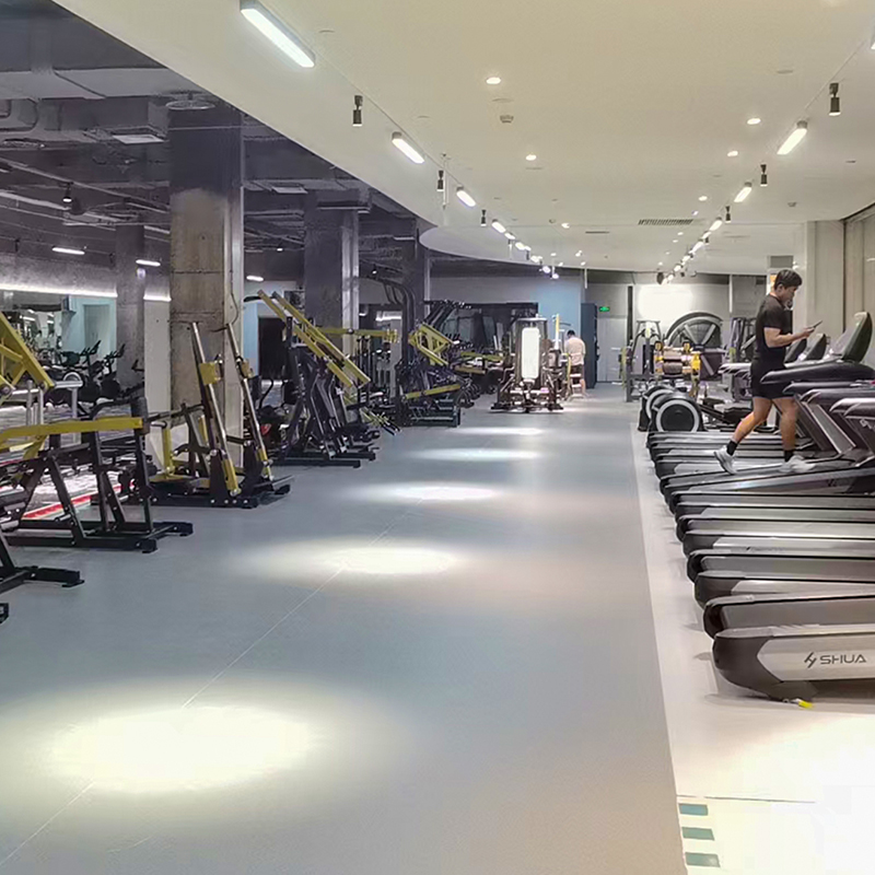 Golden Dumbbell-Composite Rubber Mat+Artificial Turf